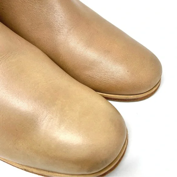 Rachel Comey Taupe Mars Leather Heeled Ankle Boots Size 8.5 - Picture 12 of 12